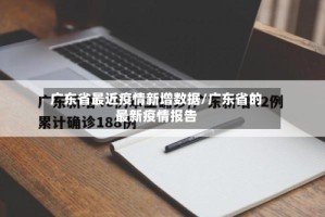 广东省最近疫情新增数据/广东省的最新疫情报告