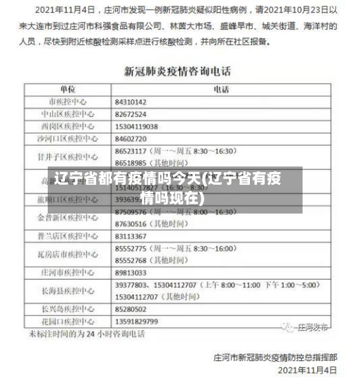 辽宁省都有疫情吗今天(辽宁省有疫情吗现在)-第1张图片