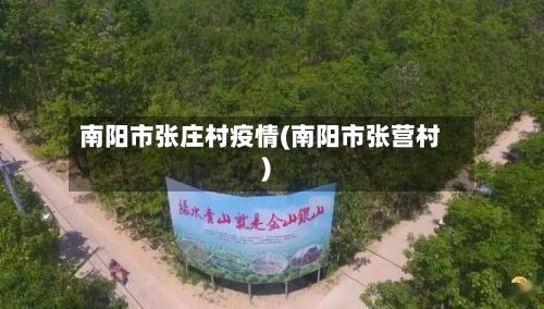 南阳市张庄村疫情(南阳市张营村)-第2张图片